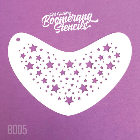 Art Factory Stencil Star Twinkle Boomerang B005