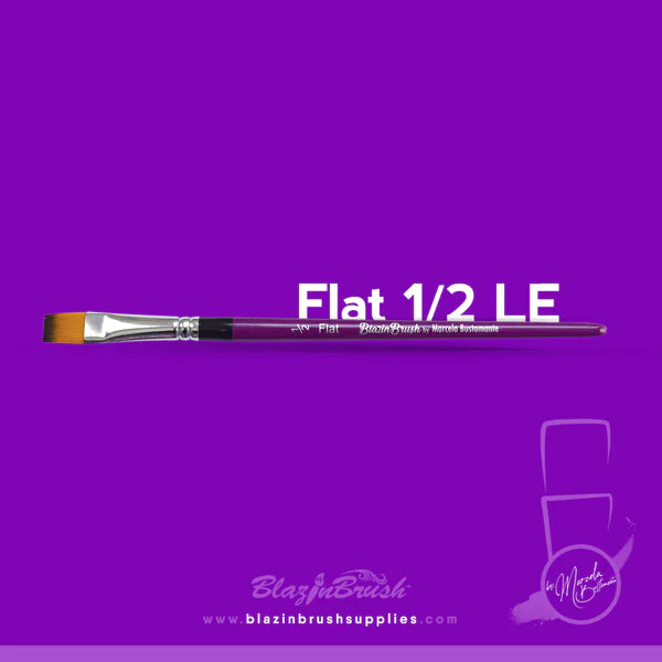 Blazin Brush Flat 1/2"