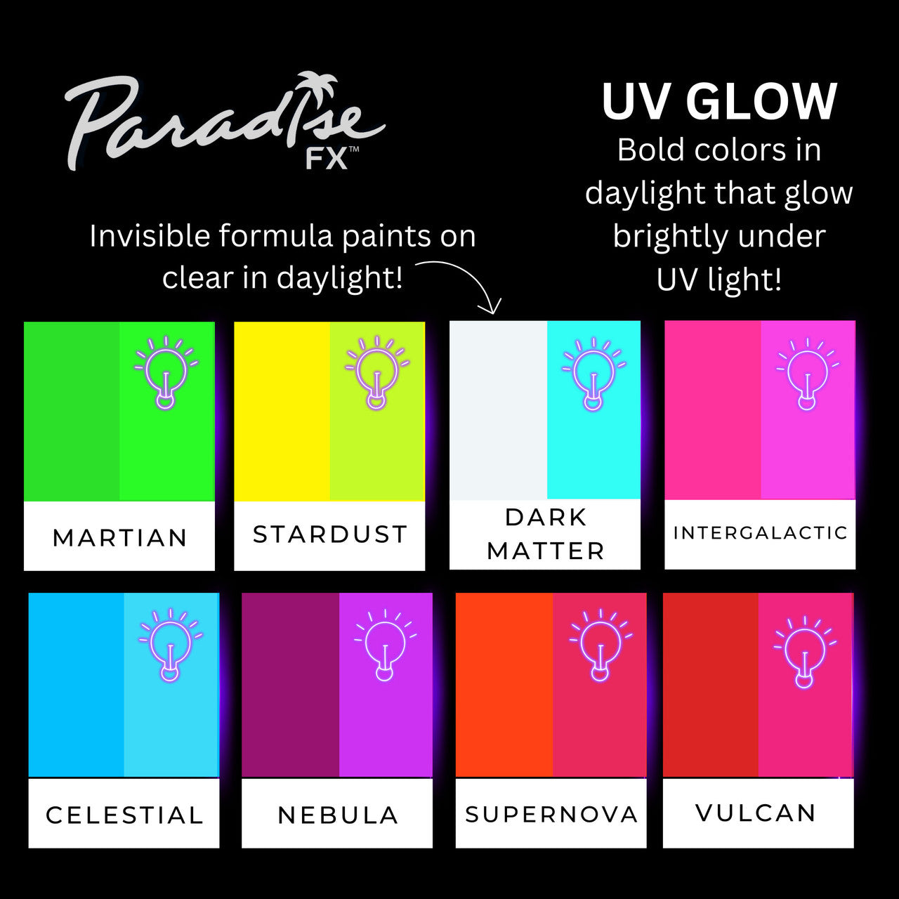 Mehron Paradise Celestial (Neon Blue) 800CE