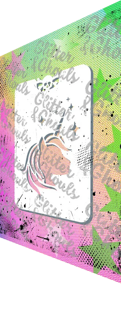 Glitter & Ghouls Stencil Unicorn Guide 034