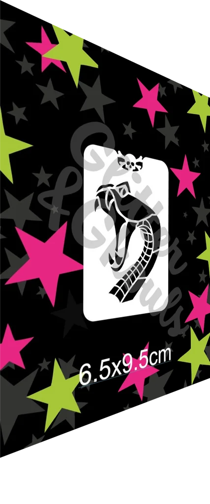 Glitter & Ghouls Stencil Snake 148