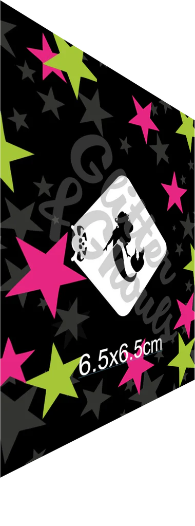 Glitter & Ghouls Stencil Mermaid Fantasy 195