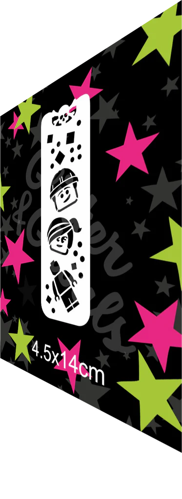Glitter & Ghouls Stencil Block Guy & Friends 250