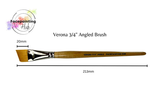 Facepainting Hub Angle Brush 310b Verona 3/4"