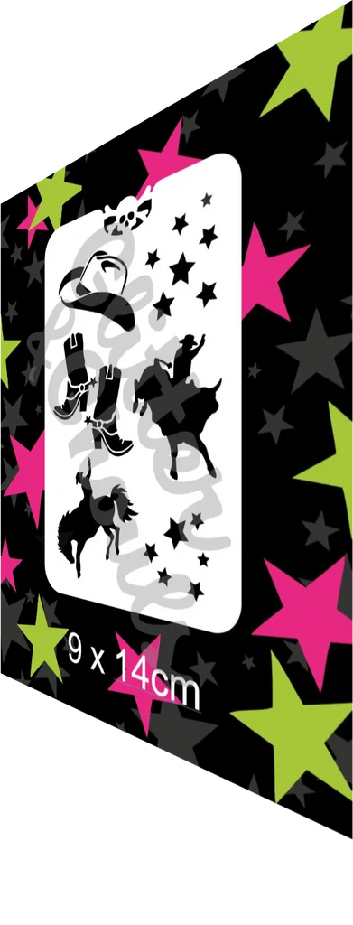 Glitter & Ghouls Stencil Rodeo Star 571