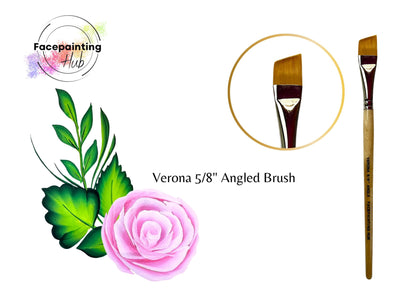 Facepainting Hub Angle Brush 310b Verona 5/8"