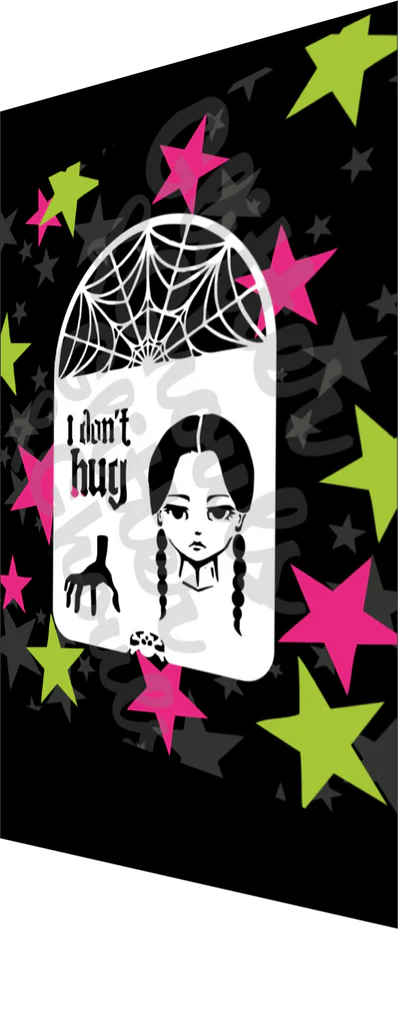 Glitter & Ghouls Stencil - Wednesday's Child 651