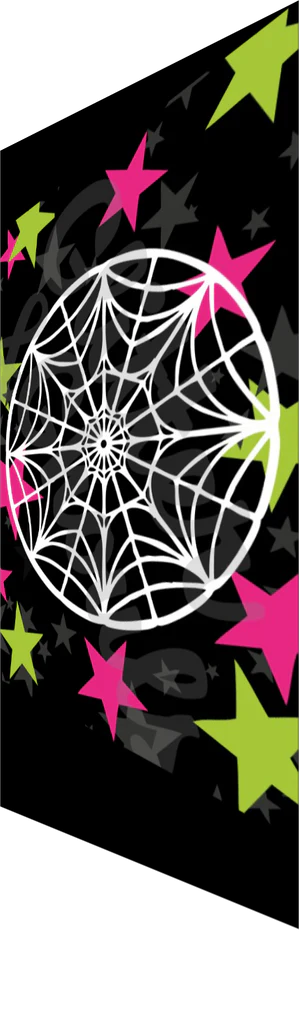 Glitter & Ghouls Stencil - Wednesday's Window 653