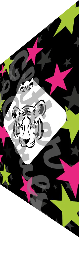 Glitter & Ghouls Stencil Tiger Mini 788