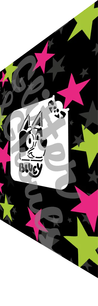 Glitter & Ghouls Stencil Blue Pup Mini 810