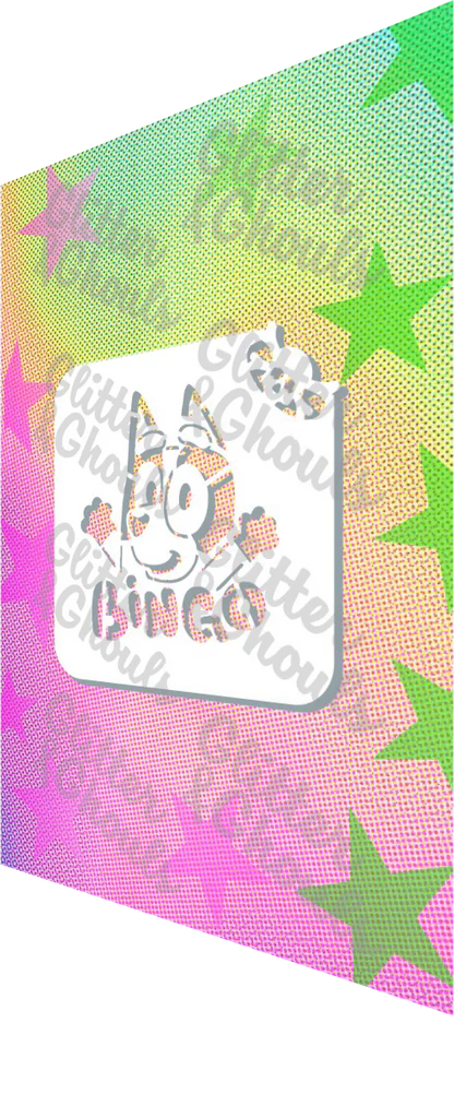 Glitter & Ghouls Stencil Bingo 888