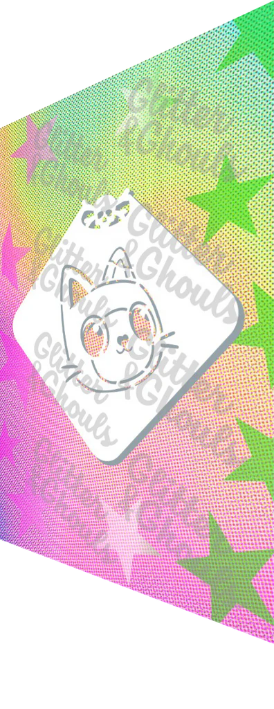 Glitter & Ghouls Stencil Pandy Paws 902