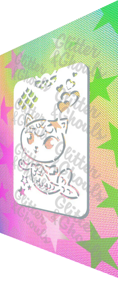 Glitter & Ghouls Stencil Merkat 904