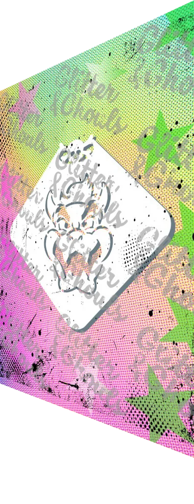 Glitter & Ghouls Stencil Bowser 945