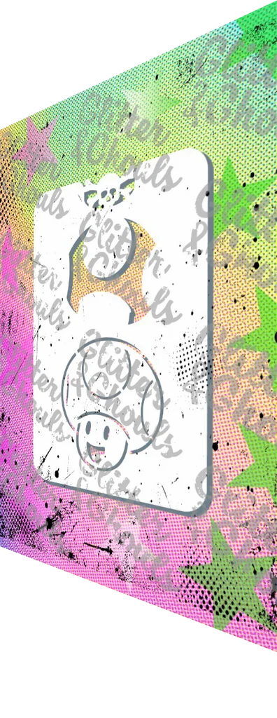 Glitter & Ghouls Stencil Toadie 2 Part 949
