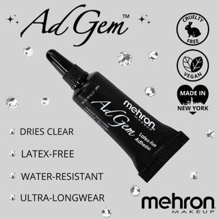 Mehron AdGem with Rhinestones 5ml