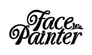 Art Factory PURPLE Apron Printed - 'Face Painter' Silver Glitter Letters