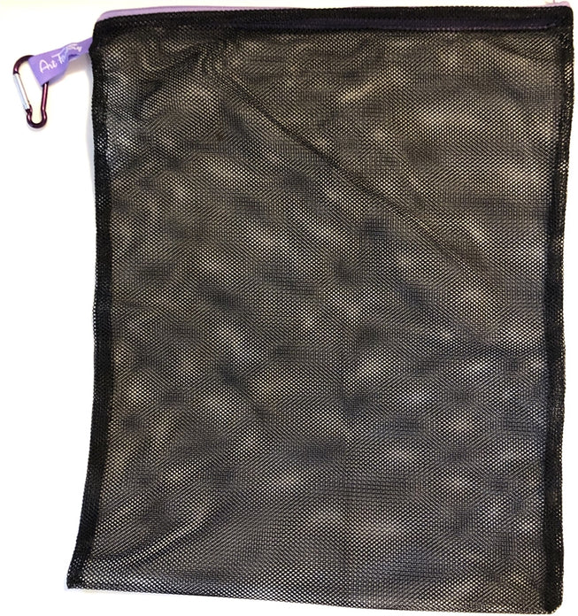 Art Factory Black Mesh Bag with Carabiner