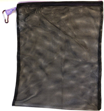Art Factory Black Mesh Bag with Carabiner