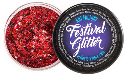 Art Factory Festival Glitter - Cherry Bomb 35ml