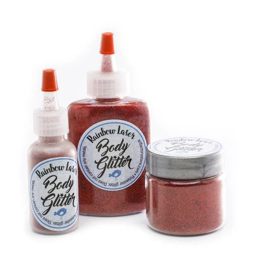 Art Factory Rainbow Laser OPAQUE Glitter - Red