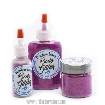 Art Factory Rainbow Laser OPAQUE Glitter - Rose