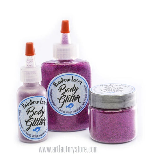 Art Factory Rainbow Laser OPAQUE Glitter - Rose