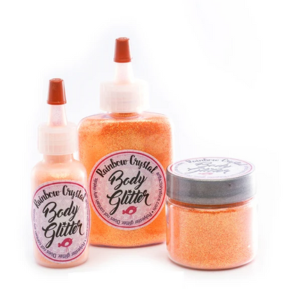 Art Factory Rainbow Crystal Glitter UV OUTRAGEOUS ORANGE