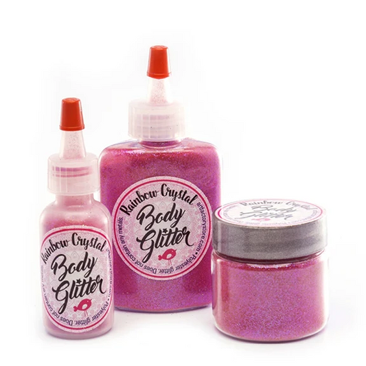 Art Factory Rainbow Crystal Glitter RASPBERRY