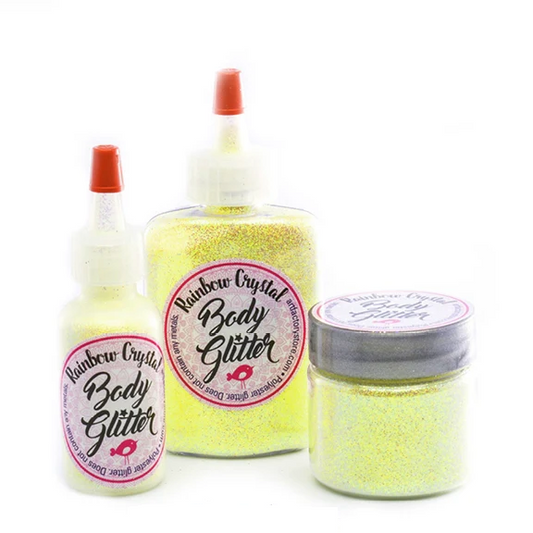 Art Factory Rainbow Crystal Glitter SUNSHINE YELLOW
