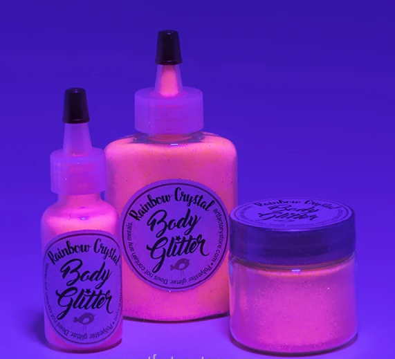 Art Factory Rainbow Crystal Glitter UV WILD PINK