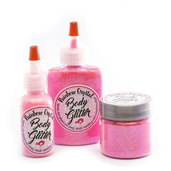 Art Factory Rainbow Crystal Glitter UV WILD PINK