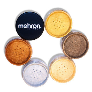 Mehron Artist Pigment Metallic FX Powder Yellow Gold 4.1g
