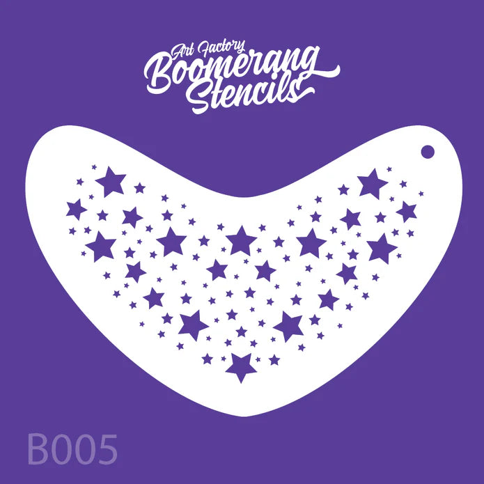 Art Factory Stencil Star Twinkle Boomerang B005