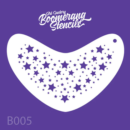 Art Factory Stencil Star Twinkle Boomerang B005