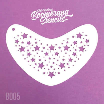 Art Factory Stencil Star Twinkle Boomerang B005