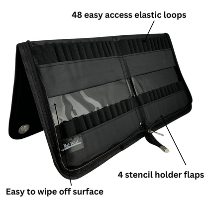 Jest Paint Ultimate Brush Wallet - All Black