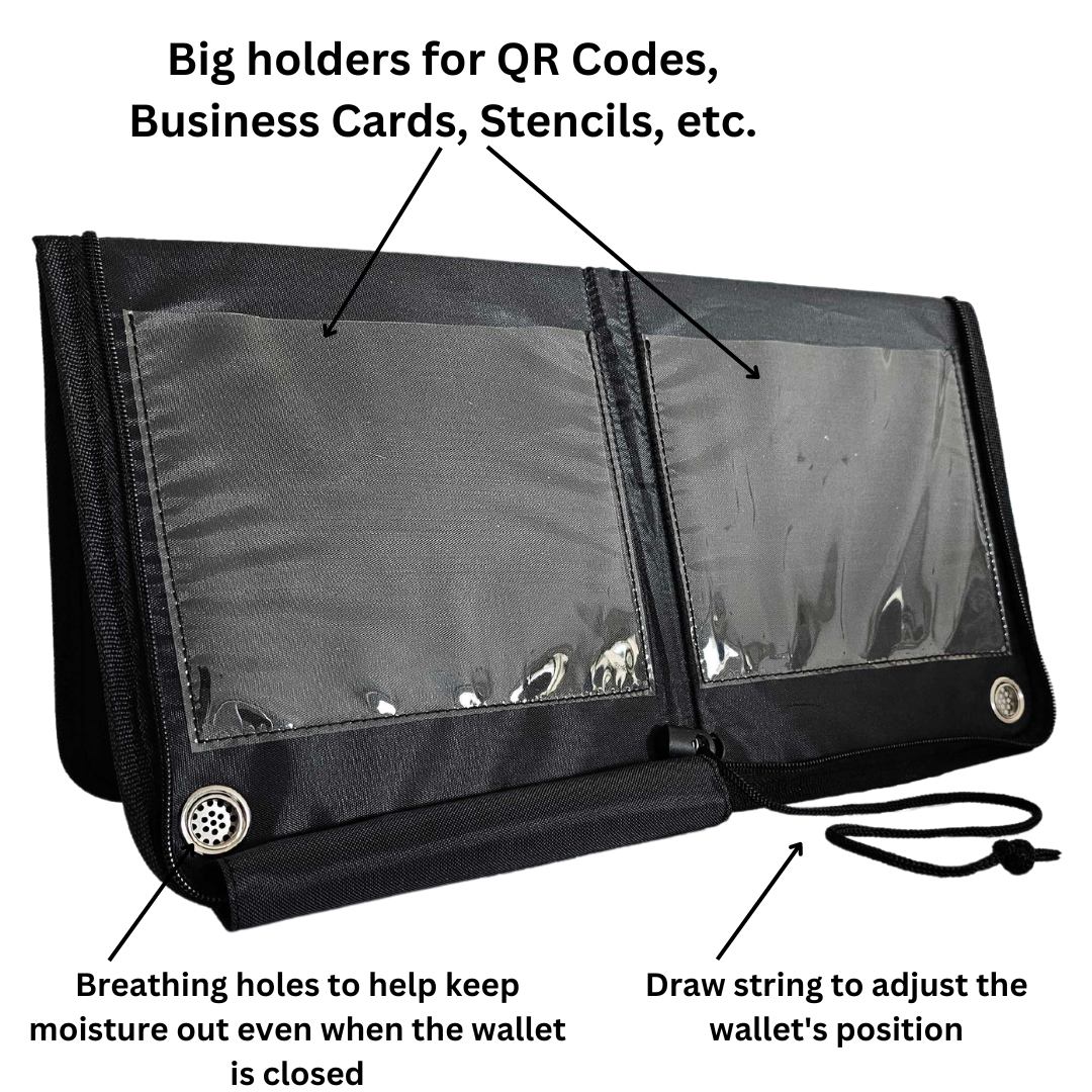 Jest Paint Ultimate Brush Wallet - All Black