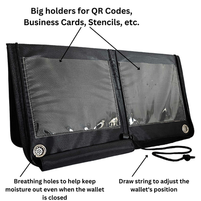 Jest Paint Ultimate Brush Wallet - All Black