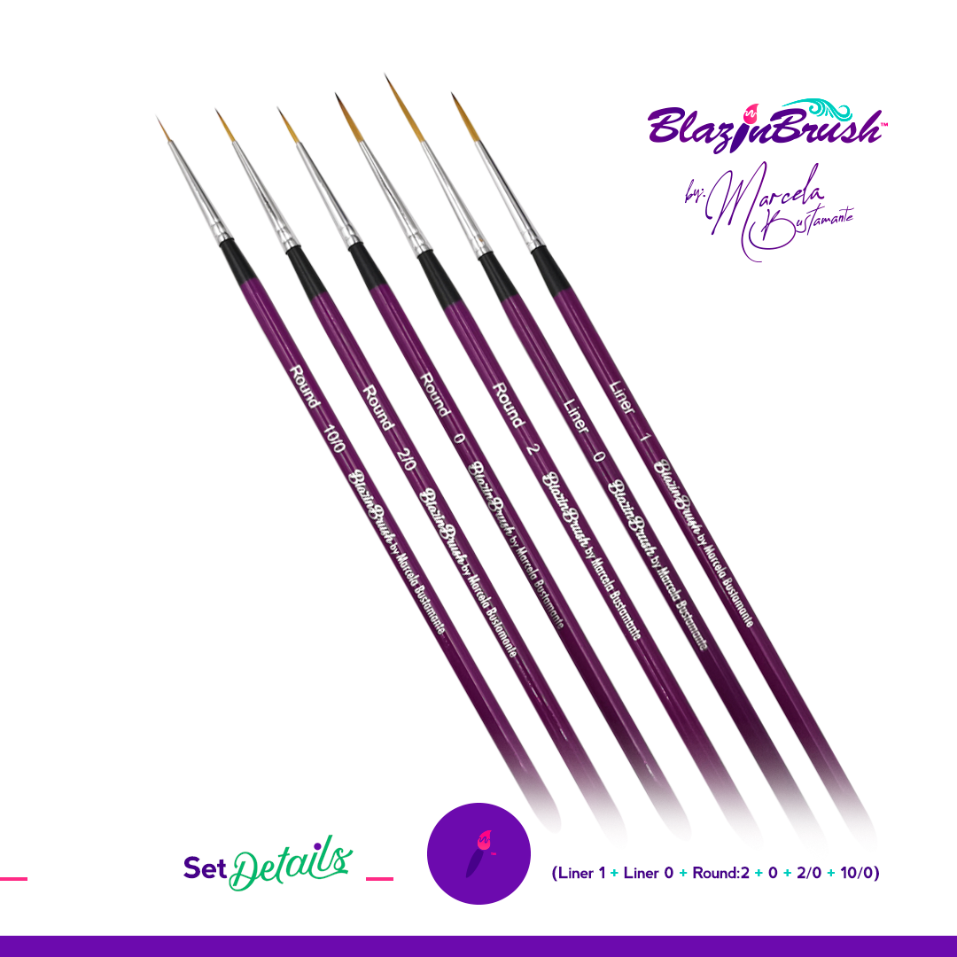 Blazin Brush Details - Round 10/0