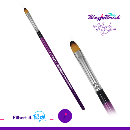 Blazin Brush Filbert 4