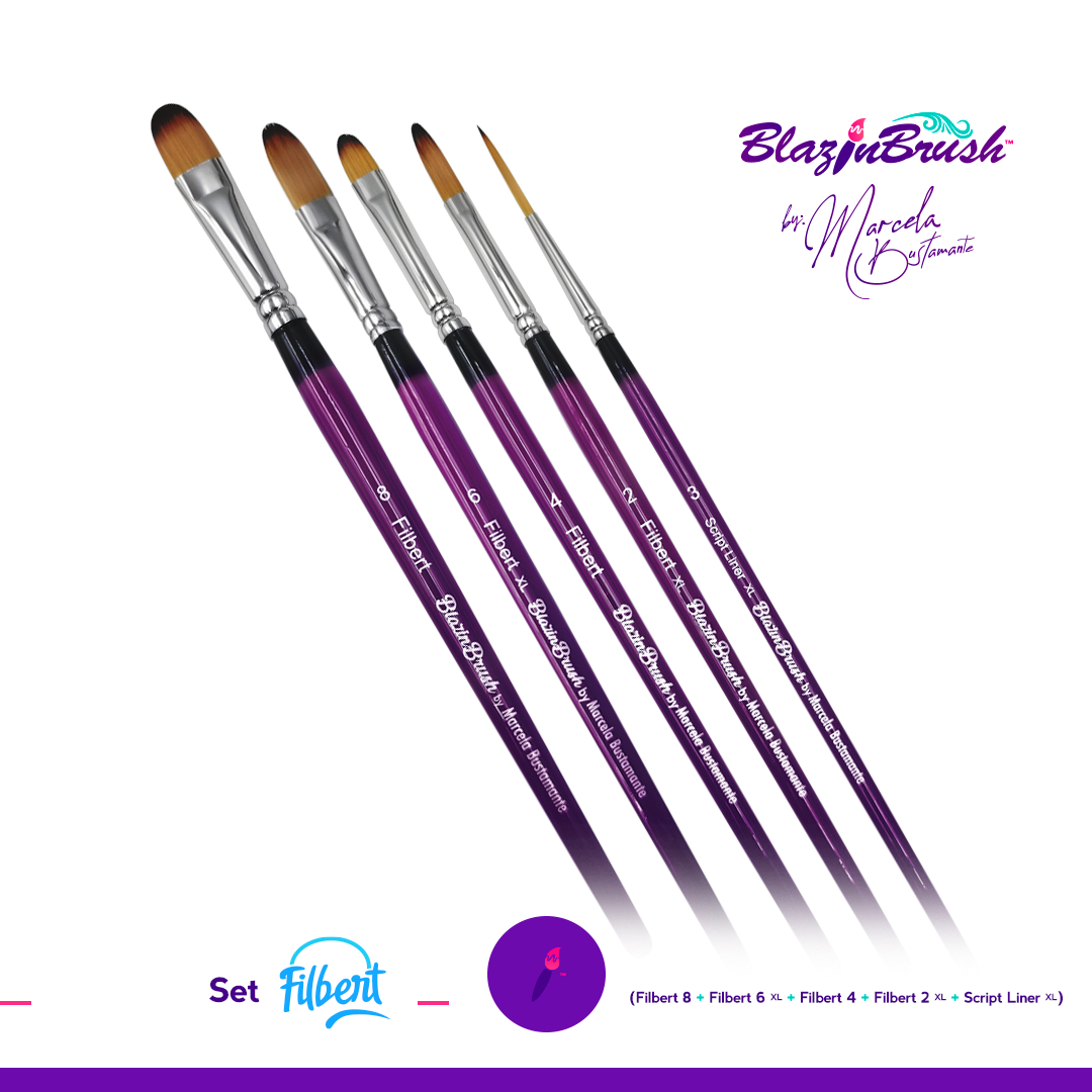 Blazin Brush Filbert 8