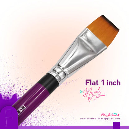 Blazin Brush Flat 1"