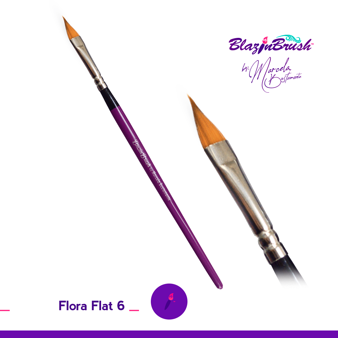 Blazin Brush Flora Flat #6