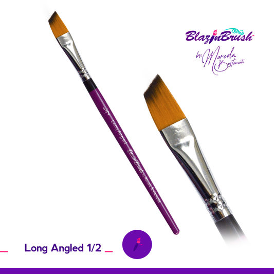 Blazin Brush Long Angled 1/2"