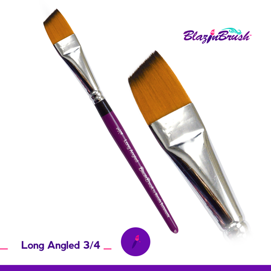 Blazin Brush Long Angled 3/4"