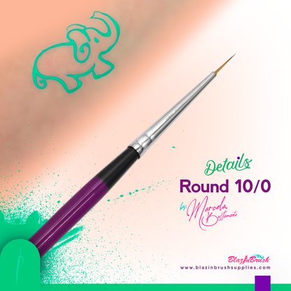 Blazin Brush Details - Round 10/0