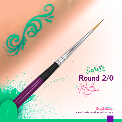 Blazin Brush Details - Round 2/0