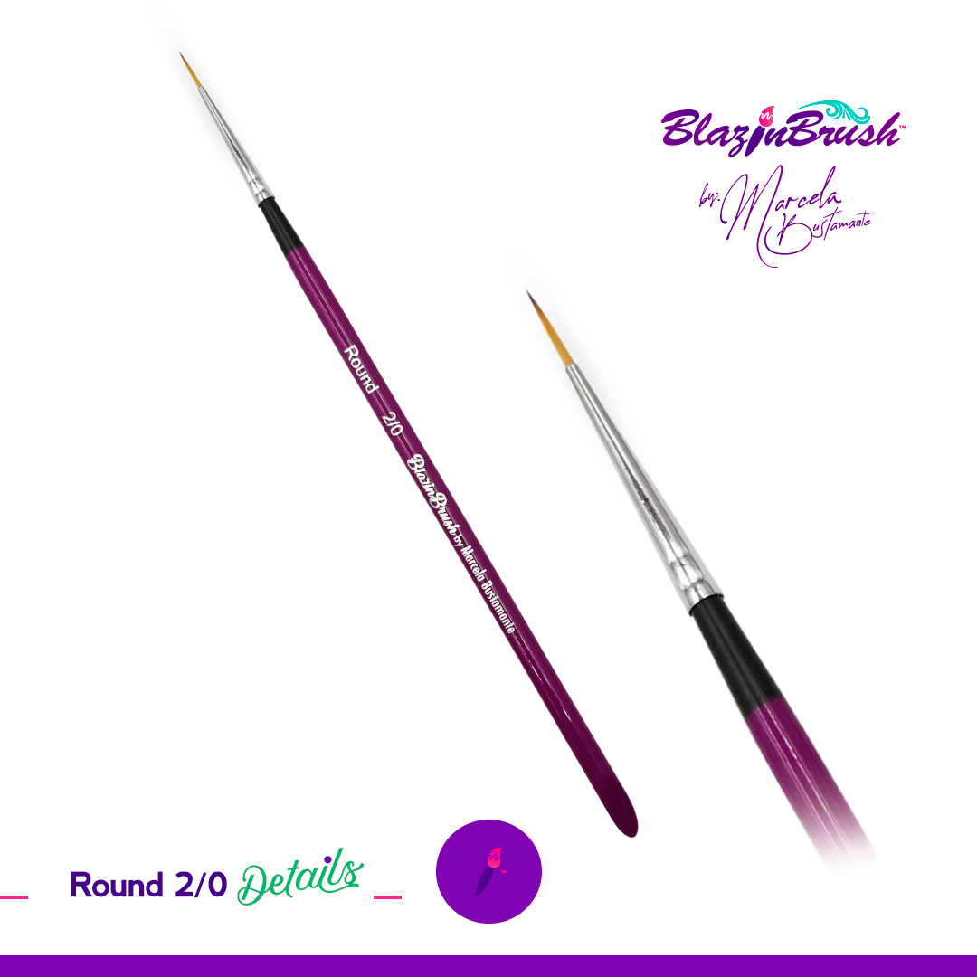 Blazin Brush Details - Round 2/0