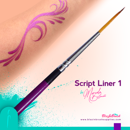 Blazin Brush Script Liner 1
